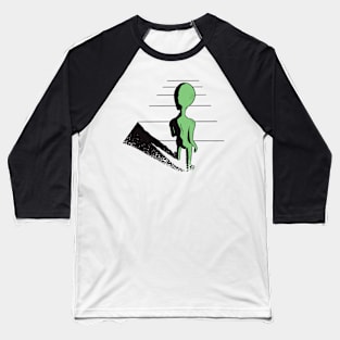 Space alien Baseball T-Shirt